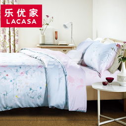 罗莱家纺下的暗香浮影 乐优家莫代尔四件套的温柔寝语